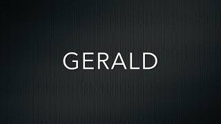 How to Pronounce Gerald [upl. by Birgit646]