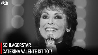 SCHLAGERSTAR CATERINA VALENTE IST TOT germany  SH News German [upl. by Kironde918]