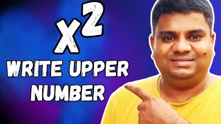 How To Write Upper Number In Word   Superscript [upl. by Alard477]