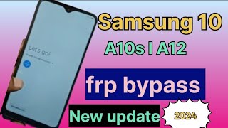 Samsung a10 a10s frp bypass 2024 Samsung galaxy a10 google account bypass [upl. by Aynatahs352]