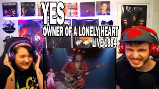 YES  OWNER OF A LONELY HEART LIVE 1984  REACTION [upl. by Ysirhc]