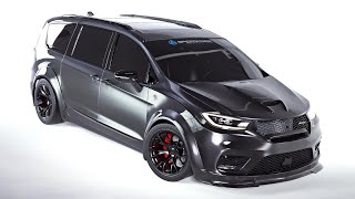 Check out SpeedKore’s 1500bhp carbon bodied Chrysler Pacifica minivan [upl. by Aznerol]