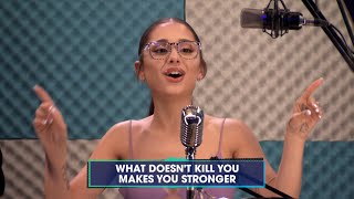 Ariana sings ‘Stronger What Doesnt Kill You’ on That’s My Jam [upl. by Anelej881]