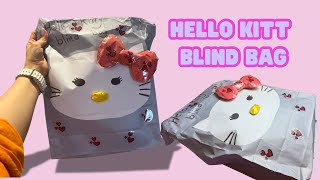 How to make a surprise blind bag  DIY Hello Kitty Blind Bag Unboxing Cute Paper Crafts  asmr [upl. by Karalee]