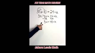 ATI TEAS Math Review  Equations reels jakaralewis atiteas teastest [upl. by Tadeas322]