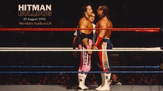 Bret Hart vs British Bulldog IC Title SummerSlam 1992  WWE2k24 Gameplay [upl. by Masson]