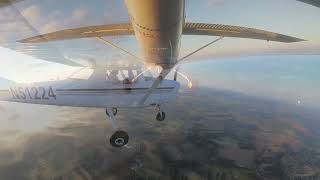 Mesmerizing Sunrise Fog Captured In Stunning Hd  Cessna 150 N51224 [upl. by Aihgn]