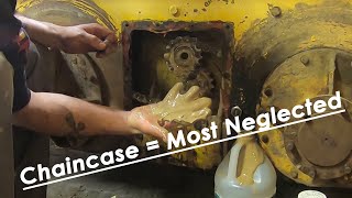 SkidSteer Drive Chain Case Maintenance  Repair [upl. by Oicirbaf]