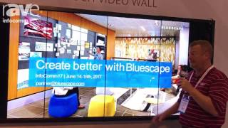 InfoComm 2017 Bluescape Demos Its Visual Collaborative Workspace [upl. by Astra]