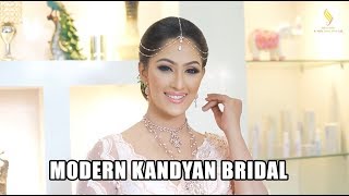 Modern Kandyan Bride by salon indu and mala sarees [upl. by Atil]