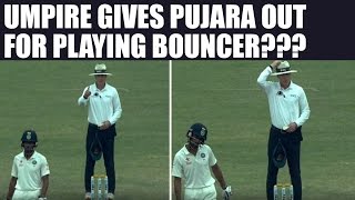 India vs Australia 3rd test  Cheteshwar Pujara was almost given out  Oneindia News [upl. by Ardnekahs251]