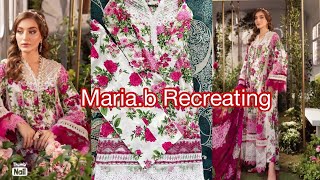 MariaB M prints recreating  summer dress designing and stitching  Eid dress design [upl. by Quickel399]