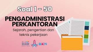 Pengadministrasi Perkantoran soal 1 50 [upl. by Paschasia]