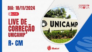 R CM UNICAMP 2025  Correção  Ao Vivo [upl. by Cinimmod120]