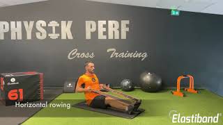 Exercise 10  Horizontal rowing with Elastiband® English version [upl. by Eannej]