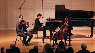 Brahms B Major Piano Trio 34 Andrei Ionita cello Yekwon Sunwoo piano David Lisker violin [upl. by Annawik]