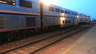 Amtrak CALIFORNIA ZEPHYR at Osceola Iowa [upl. by Esihcoc454]