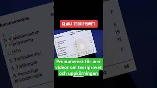 TEORIPROV KÖRKORT  HUR KLARAR MAN TEORIPROVET PÅ FÖRSTA FÖRSÖKET körkort teoriprov [upl. by Yarg730]