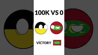 Most impressible battles in history  countryballs shorts geography [upl. by Collen351]