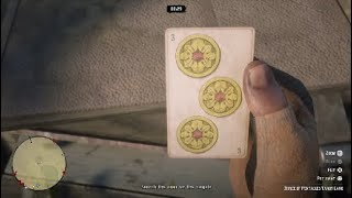 Three of Pentacles Tarot Card Location  Red Dead Online [upl. by Knarf]