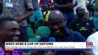 WAFU Zone B Cup of Nations Starlets off to a flying start with an emphatic win over Ivory Coast [upl. by Orferd]