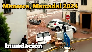 Unbelievable Severe flooding in Spains Balearic Islands Flooding moments in Menorca inundación [upl. by Rollie]