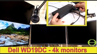 Can the Dell WD19DC dock connect to 4k monitors YesNo and what are the limitation [upl. by Tarfe]