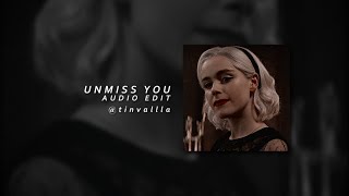 unmiss you  audio edit [upl. by Rollet]