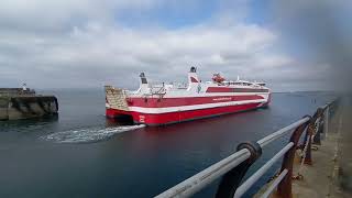 MV Alfred departing Ardrossan on her first Arran sailing [upl. by Eintirb]