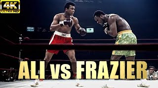 Muhammad Ali vs Joe Frazier  HIGHLIGHTS Ali First Ever Loss Legenday Fight  4K Ultra HD [upl. by Libbi939]