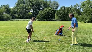 One Minute Lesson with Jim Hackenberg of Orange Whip Golf [upl. by Navnod]