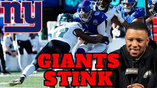 Saquon Runs ALL OVER THE GIANTS  Worst Offense in the LEAGUE  Postgame Reaction [upl. by Nikos277]