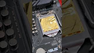 using gold as thermal paste  take 2 [upl. by Ellon]