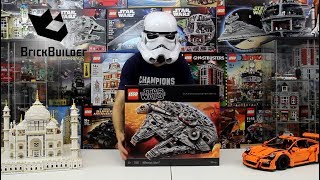 LEGO STAR WARS 75192 Millennium Falcon  Speed Build for Collecrors  Exclusive Unboxing [upl. by Simah916]