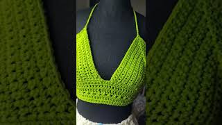 HOW TO CROCHETA BRALETTENEW TUTORIAL [upl. by Ayotan]