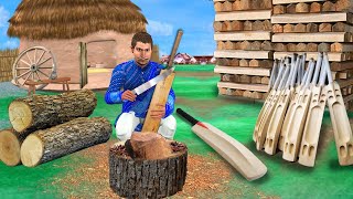 Wood Carving Wooden Cricket Bat Moral Stories Hindi Kahani Bedtime Stories Hindi Stories New Comedy [upl. by Vivianne]