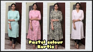 Prime day sale is livepastel colour Kurtis For office n collegewearAmazon kurti haul [upl. by Thayne]