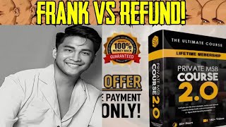 FRANK MIANO MSB 20 ACADEMY AND REFUND ISSUE [upl. by Nauqe]