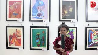 Sanjana  Thirumullaivoyal Branch  Dessin Academy Exhibition 2024  Colorful Expressions [upl. by Nnaaihtnyc141]