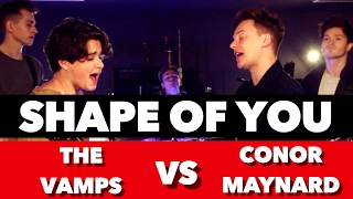 Ed Sheeran  Shape Of You SING OFF vs The Vamps [upl. by Irbua989]