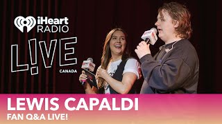 Lewis Capaldi Answers FAN QUESTIONS Live Working with Niall Horan Drunk Dialing Chris Martin [upl. by Walsh]