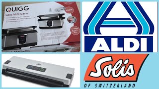 Aldi QUIGG Sous Vide Garer amp Vakuumierer von Solis Top oder Flop [upl. by Kwang]