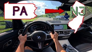 From PA to NJ  M340i xDrive POV [upl. by Vance733]