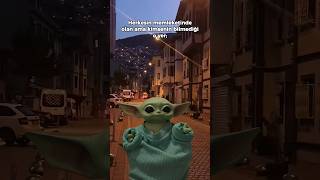 Baby Yoda kimsenin bilmediği o yer 🤔  Baby Yoda babyyoda [upl. by Terrel]