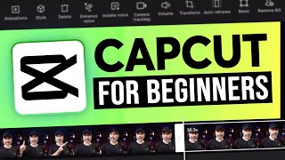 CapCut App Video Editing Tutorial  FOR BEGINNERS [upl. by Atnuahsal]