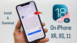 How to Get iOS 18 RC Update on any iPhone  Install iOS 18 RC Update on iPhone XR XS 11 [upl. by Attelra]