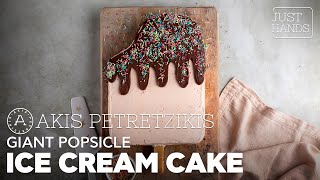 Giant Popsicle Ice Cream Cake  Akis Petretzikis [upl. by Leeth49]