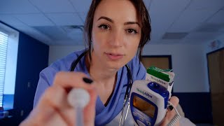 ASMR  Real Hospital Exam for Relaxation  Emergency Appendicitis [upl. by Artemahs]