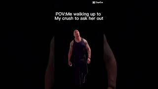 Have you ask out your crush yet shorts meme therock [upl. by Standing943]