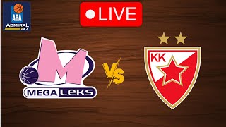 🔴 Live Mega Basket vs Crvena zvezda  Live Play By Play Scoreboard [upl. by Amlet]